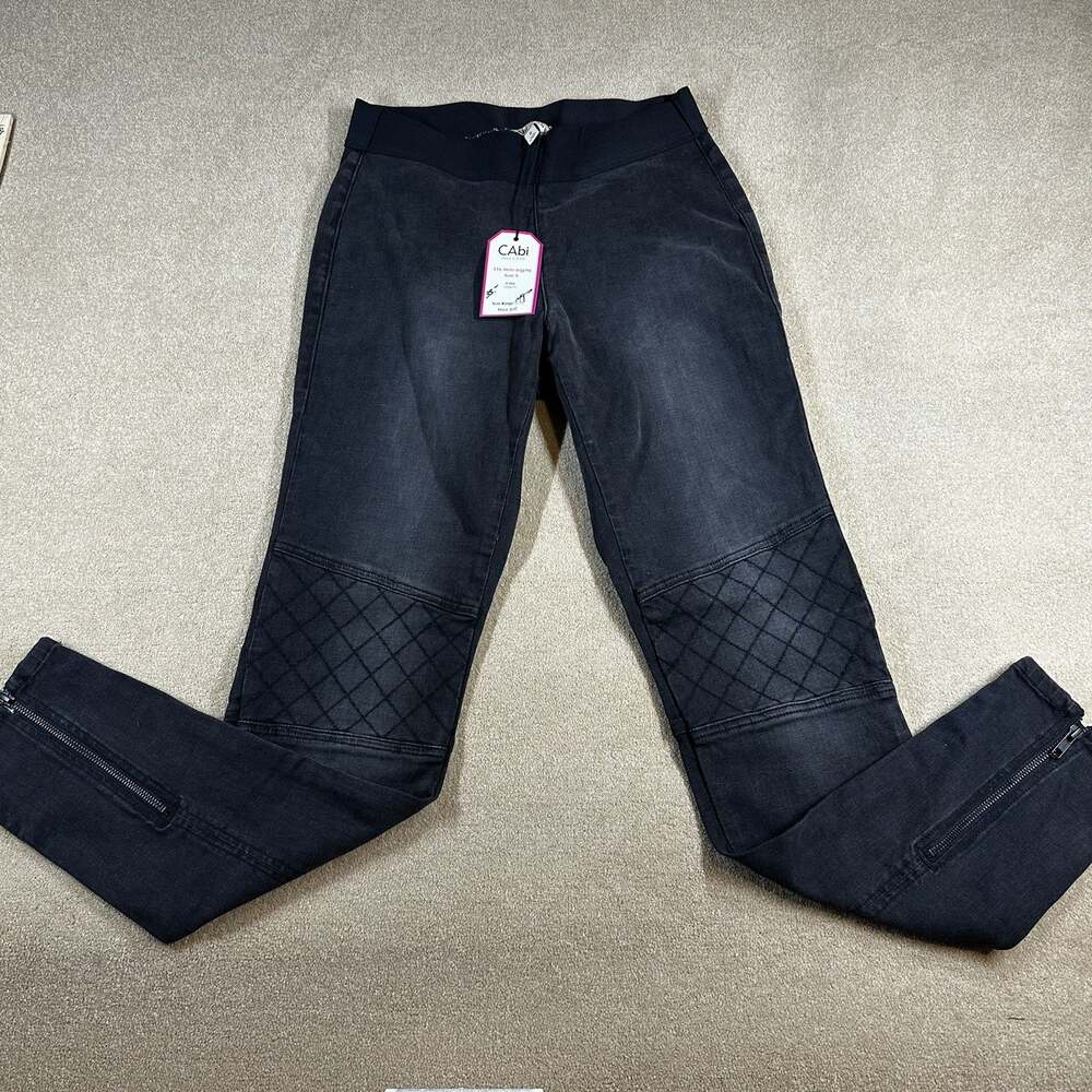 Cabi 516 Moto Leggings Size 6 Edgy Biker style Color Is Zeppelin